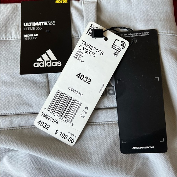 NWT Adidas Ultimate 365 Golf Pants Size 40/32 - Picture 3 of 5